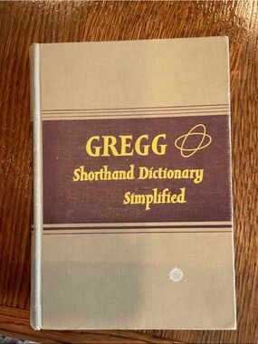 Gregg Vintage Shorthand Dictionary Simplified